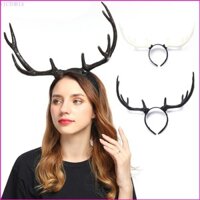 Vic Hươu Sừng Tóc Vòng Gạc Mũ Đội Đầu Halloween Phụ Kiện Tiệc Giáng Sinh