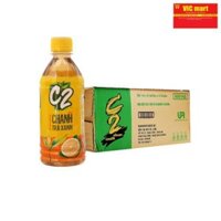 VIC mart_  Thùng 24 chai nước c2 trà xanh giải nhiệt cuộc sống