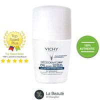 Vichy 24H Roll-On Déodorant No Aluminium - Lăn Khử Mùi Không Muối Nhôm 24H 50ml