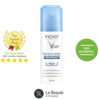 Vichy Déodorant Minéral 48H MgO 125ml - Xịt Khử Mùi Giàu Khoáng Vichy 125ml