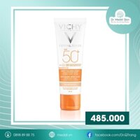 Vichy KCN SPF 50+ ngăn sạm da, giảm thâm nám hằng ngày