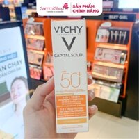 Vichy Kem Chống Nắng Ideal Soleil SPF50+ UVB+UVA Anti Dark Spots 3in1 50ml