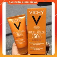 Vichy Kem Chống Nắng Ngăn Sạm Da & Giảm Thâm Nám Chống Tia UVA & UVB Ideal Soleil Anti Dark Spot SPF50 50ml