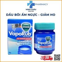 Vick Vaporub 50g – Dầu bôi giảm ho, ấm ngực dành cho trẻ em và người lớn.