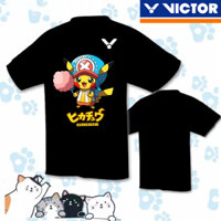 Victor Cầu Lông Nam Nữ Tay Ngắn Cặp Đôi Nhanh Khô Cầu Lông Top Quần Áo Thi Đấu Thể Thao