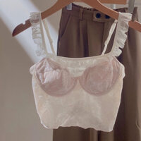 Victoria Áo Ngực Ren Có Gọng Thép Mềm Có Đệm Ngực Gợi Cảm Cho Nữ