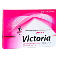 Victoria One Step, thuốc tránh thai khẩn cấp, dùng trong vòng 72 giờ