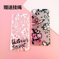 Victoria Pink Hồng Gợi Cảm Ren Nổi Dây Treo IPhone6s Ốp Điện Thoại Apple 7 Plus Ốp Silicon