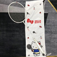 【VICTOR】Vợt cầu lông VICTOR DriveX KT Vợt lông vũ phiên bản giới hạn Hello Kitty DX-KT 4UG5 (Free String Grip Bag)