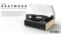 Victrola Eastwood 3-speed turntable, Built-in speakers, Dual BT, ceramic stylus