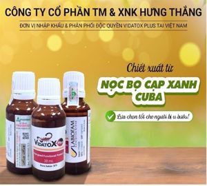 Thực phẩm chức năng hỗ trợ điều trị ung thư Vidatox Plus