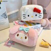 Videlly Hoạt Hình Túi Trang Điểm Hộp Đựng Bút Chì Nhà Vệ Sinh Người Tổ Chức Nữ