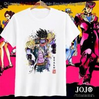 (VIDEO + ẢNH THẬT) Áo thun Jojo Bizarre Adventure Jotaro