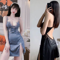 Video ảnh thật.Váy ngủ ren body,Hở lưng ,váy ngủ sexy