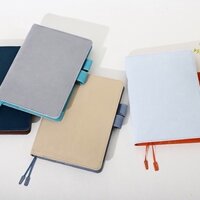 (Video) Bìa sổ Notebook / Note For size A5 bằng Nhung và da PU