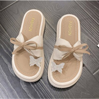 VIDEO CẬN CHẤT X SANDAL Nữ Thiết Kế Phong Cách Hàn Quốc Thắt Nơ Siêu Dễ Thương Tiêu Thư Chất Da Cao Cấp