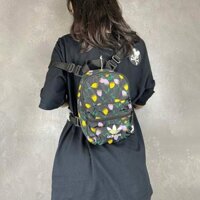 video chi tiết) Balo nữ mini Adidas Graphic Originals Backpack nhỏ gọn, hoạ tiết hoa thời trang