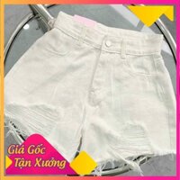 [VIDEO+FREESHIP ] QUẦN SHORT ĐÙI JEANS NỮ LƯNG CAO RÁCH CÀO LAI TUA MÀU ĐEN MÀU TRẮNG MÁT MẺ CÁ TÍNH THỜI THƯỢNG HADI