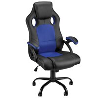 Video Game Chairs Gaming Racing Computer Office Chair High Back Tall Ergonomic Armrest Comfortable PU Leather Mesh Gaming Chare Adjustable Swivel w...