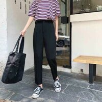 [Video kèm ảnh thật] QUẦN TÂY ĐEN BAGGY