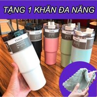 [Video] Ly giữ nhiệt TYESO 890ml nắp xoay 3 công dụng kèm ống hút nhựa HC03