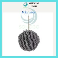 VIDEO- MẪU MỚI- Bộ 2 khăn lau tay nhà bếp, khăn lau bàn, lau bếp mềm mịn, thấm hút tốt- CHỌN MẪU THEO Ý - Màu xám