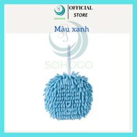 VIDEO- MẪU MỚI- Bộ 2 khăn lau tay nhà bếp, khăn lau bàn, lau bếp mềm mịn, thấm hút tốt- CHỌN MẪU THEO Ý - Màu Xanh