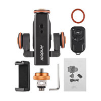 Video máy ảnh Dolly Andoer Máy ảnh cơ giới Video Dolly với chỉ định tỷ lệ Tự động Dolly Động cơ trượt Video trượt ván 3 tốc độ có thể điều chỉnh với 2.4G ReCa1112