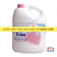 [VIDEO PHÂN BIỆT THẬT GIẢ] Nước Giặt Xả Dnee Thái Lan Loại 3000ml, Hàng Chuẩn Thái An Toàn Cho Làn Da Của Bé