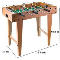 [VIDEO Quay Thật, Cỡ Lớn Nhất Dài69xRộng37cm] Bàn Bi Lắc Bóng Đá Mini 6 Tay Cầm To Nhất,Đại