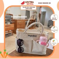 [video quay that] Túi xách bỉm sữa VegieBAG túi vải đa năng cho mẹ và bé phong cách Hàn Quốc