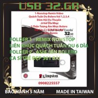 [VIDEO-REMIX-361] USB 32.GB Kingston Exodia 3.2 Video REMIX Quách Tuấn Du 6 Vol và Nhạc BOLERO Song Ca 361 Bài