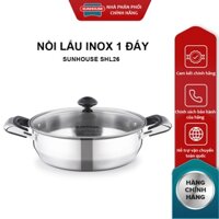 Video Review Nồi Lẩu INOX Nấu Đa Năng 1 Đấy Từ Chính Hãng SUNHOUSE SHL26 Size 26cm