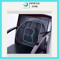 VIDEO- Tấm lưới đệm ghế cho văn phòng, học sinh 40x40cm- Đệm tựa lưng ghế cho xe ôtô, tàu... - 1 chiếc