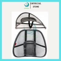 VIDEO- Tấm lưới đệm ghế cho văn phòng, học sinh 40x40cm- Đệm tựa lưng ghế cho xe ôtô, tàu... - 2 chiếc