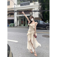 (VIDEO THẬT) ĐẦM MAXI VOAN CỔ TIM BÈO, ĐẦM HOA ROSÉ, ĐẦM DÀI QUA GỐI VOAN HAI DÂY, ĐẦM TAY BÈO HOA NHÍ