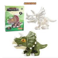 [VIDEO THẬT] Đồ chơi khoa học - Lắp ráp tìm hiểu cấu trúc khủng long 3D - Khủng long 3 sừng 413