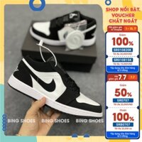 [Video Thật] Giày 𝐉𝐨𝐫𝐝𝐚𝐧 1 low Panda màu đen trắng nam nữ, Giày sneaker JD 1 Panda cổ thấp bản đẹp 2021