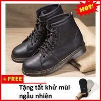 [Video Thật] Giày Boot Nam Cao Cổ Màu Đen Đế Khâu Cực Chắc Chắn Và Phong Cách - M89 (T)
