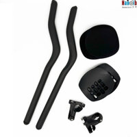 (Video thật khách quay) Tay nghỉ carbon cho ghi đông tròn 31.8 - Tay nghỉ cho xe đạp thể thao