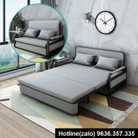 (Video Thật) Sofa Giường Có Ngăn Chứa Đồ Cao Cấp - Giường Sofa Gấp Gọn Kiêm Ghế Phong Cách Hàn Quốc kt: 1m28x1m9