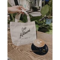 [Video thật] Túi vải Cafe Kítune | Ginkgo Totebag