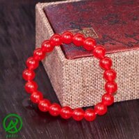 [Video Thật] V230-08 Vòng phong thủy mã não đỏ 8 ly - Hợp mệnh Hỏa - Thổ V230-08