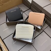 (Video tự quay ) Ví nữ chữ CNKis dầy dặn da rắn chữ nổi cầm tay nhiều ngăn đựng thẻ-DẦY