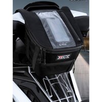 (VIDEO) Túi Grab size lớn 2 ngăn ZDK K2, túi đựng điện thoại treo đầu xe máy, sẵn lỗ sạc, cảm ứng mượt siêu tiện dụng