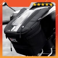 (VIDEO) Túi Grab size lớn 2 ngăn ZDK K2, túi đựng điện thoại treo đầu xe máy, sẵn lỗ sạc, cảm ứng mượt siêu tiện dụng