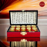 Viên An Cung Ngưu Hoàng Vũ Hoàng Thanh Tâm Hàn Quốc Hộp Gỗ 10 Viên ( hàng mới về )