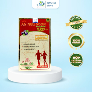 Viên ăn ngủ ngon Happy Health MAXX Hộp 30 viên