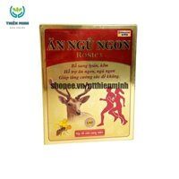 Viên Ăn Ngủ Ngon Rostex bổ sung omega 3, lysin, kẽm loại bỏ mất ngủ, căng thẳng, stress - Chai 60 viên