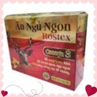 Viên Ăn Ngủ Ngon Rostex Đỏ - Loại Bỏ Mất Ngủ, Giúp Ăn Ngon - Hộp 60 Viên